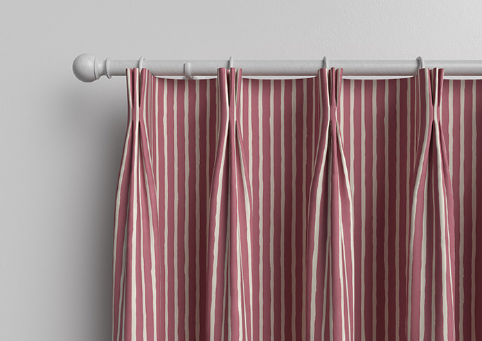 Vintage Stripe, Bowler Red - Made to Measure Curtains - Image 11